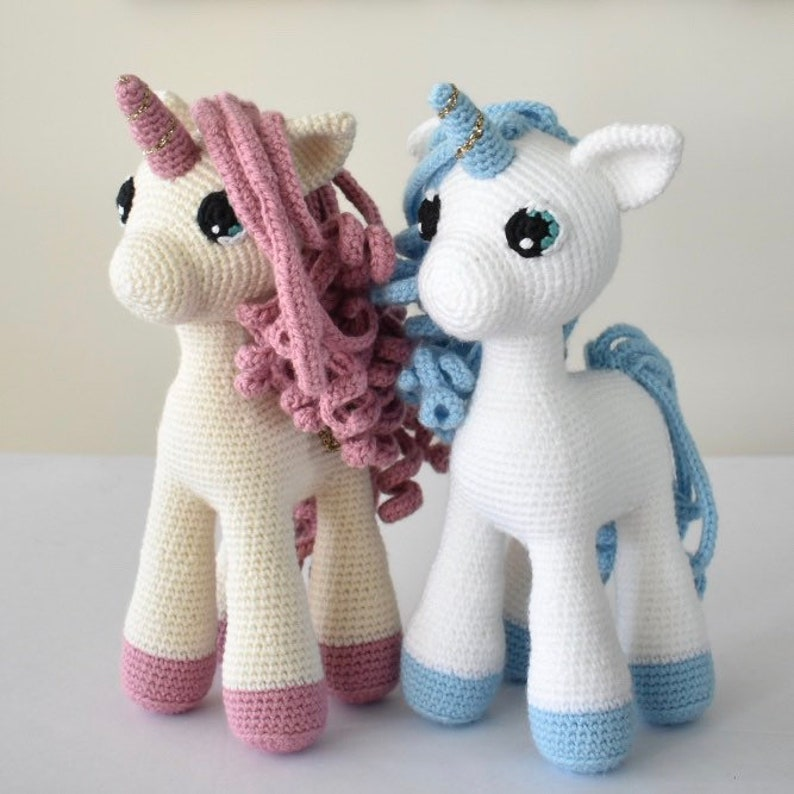 Bentemare Crochet Pattern - Stella the Unicorn Amigurumi