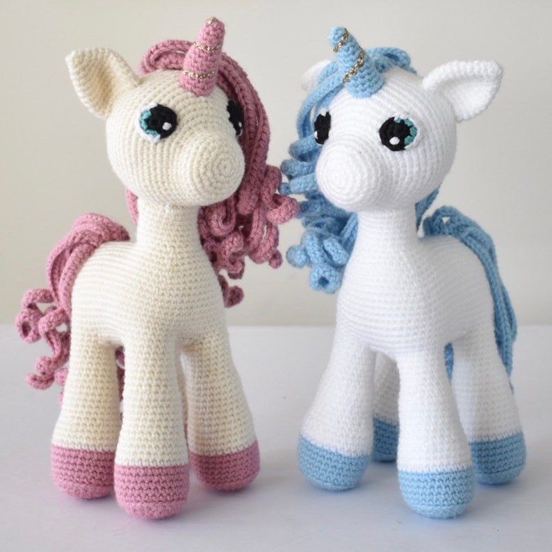 Bentemare Crochet Pattern - Stella the Unicorn Amigurumi