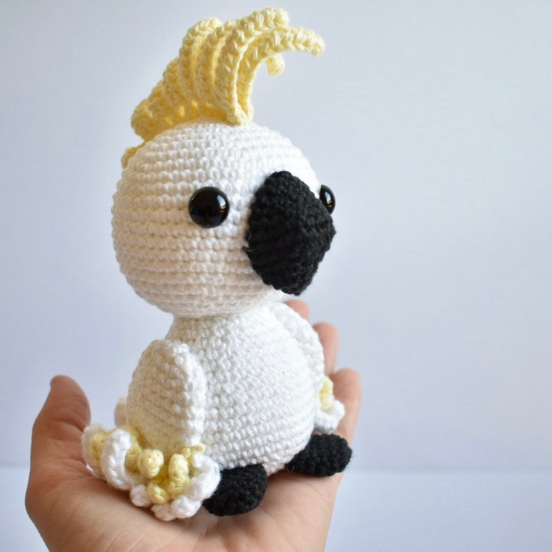 Bentemare CROCHET PATTERN - Cooper the Cockatoo