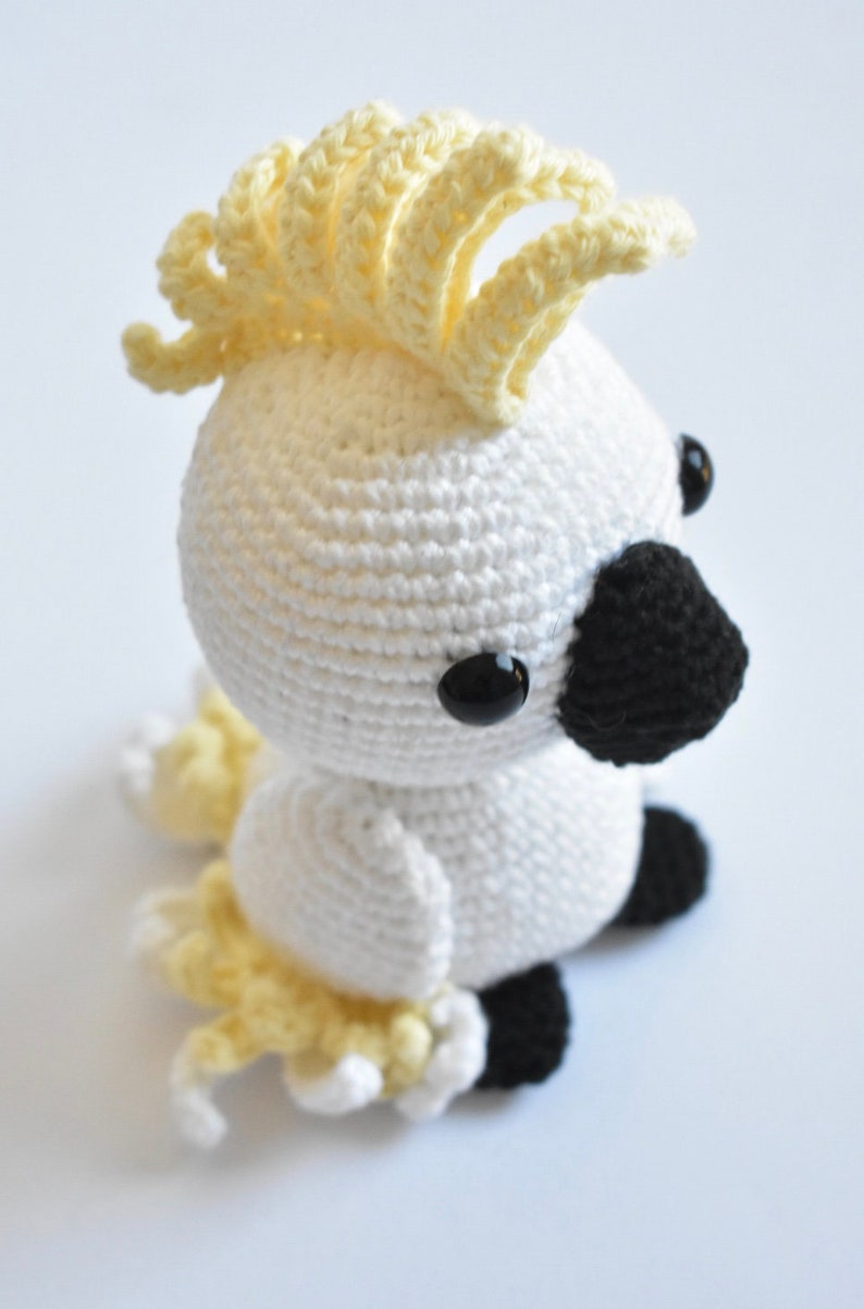 Bentemare CROCHET PATTERN - Cooper the Cockatoo