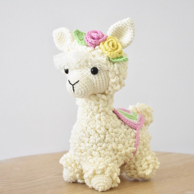 Bentemare Crochet pattern β Miss Aviana the Cute Alpaca Plushie Pattern