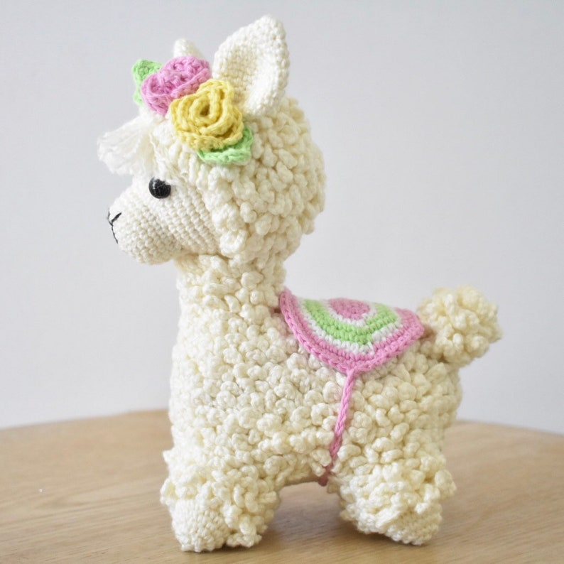 Bentemare Crochet pattern β Miss Aviana the Cute Alpaca Plushie Pattern