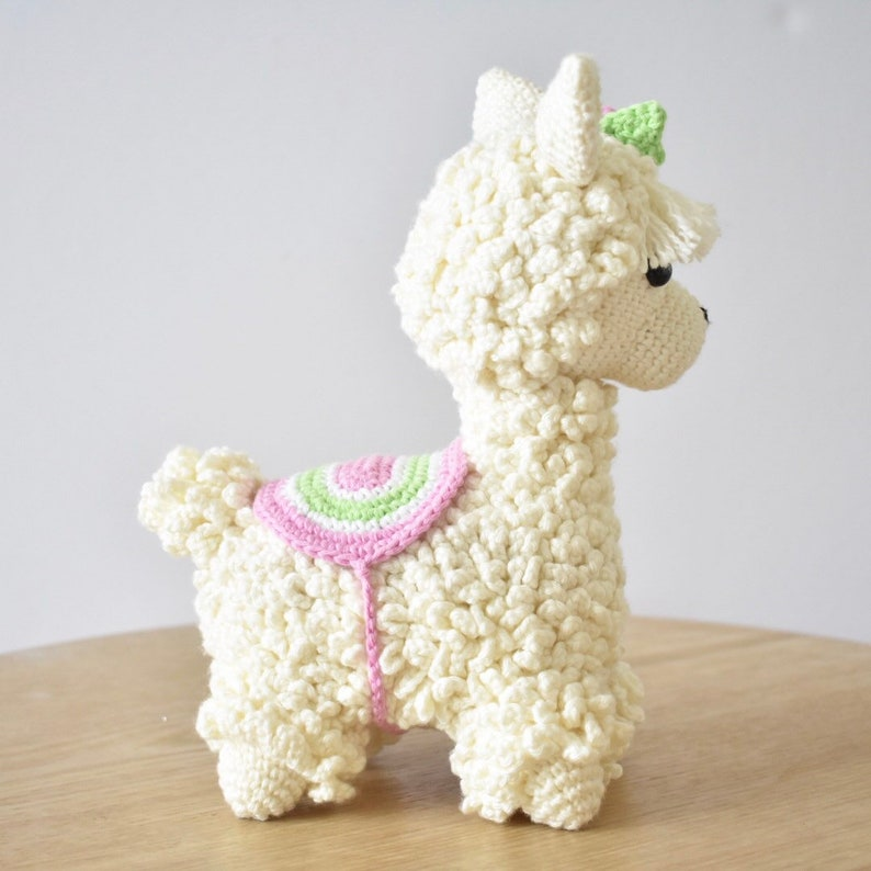 Bentemare Crochet pattern β Miss Aviana the Cute Alpaca Plushie Pattern