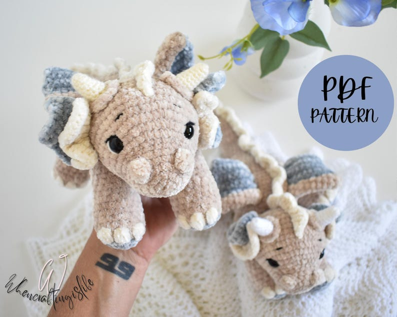 Bentemare Crochet Pattern – Danger the Fierce Little Dragon