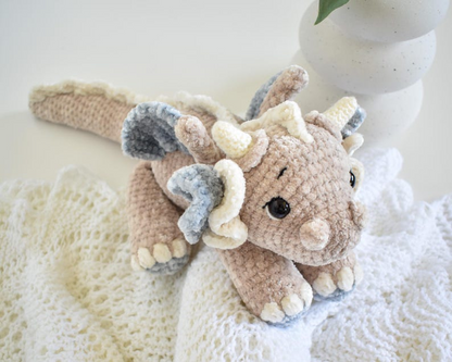 Bentemare Crochet Pattern – Danger the Fierce Little Dragon