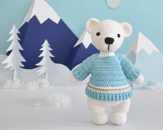 Bentemare CROCHET PATTERN - Winston the Winter Bear