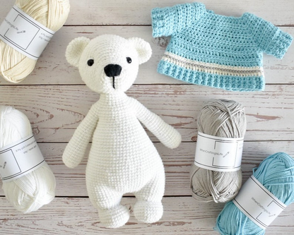 Bentemare CROCHET PATTERN - Winston the Winter Bear